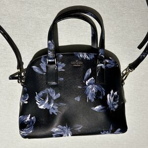Kate Spade New York Satchel in Black Cameron Street Night Rose